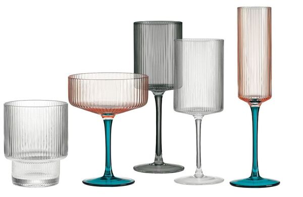 Набор бокалов для коктейля Modern Classic, розовый-зелёный, 250 мл, 2 шт - фото 3