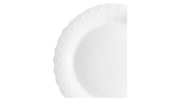 Тарелка закусочная 19 см, Белый шелк Narumi - фото 2