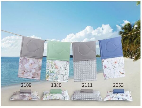 Комплект с летним одеялом из египетского хлопка Premium 160х220 см, простыня 180х245 см с навлочками 50х70-2 шт. - фото 4