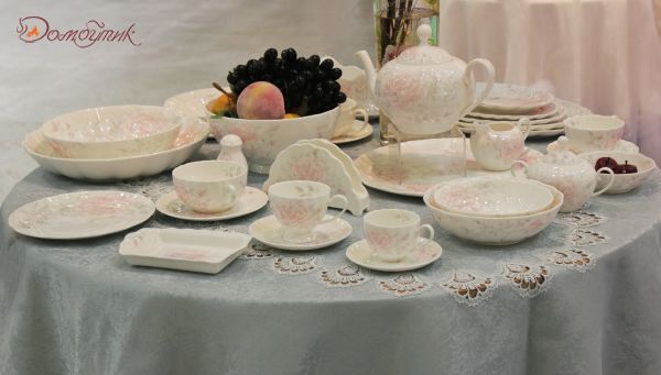 Чайный сервиз на 6 персон "Шиповник", 17 предметов - фото 2