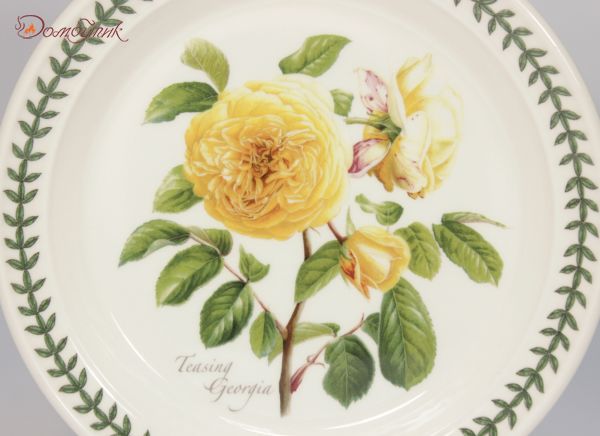 Тарелка закусочная "Ботанический сад. Розы. Teasing Georgia" 21,5 см - фото 2