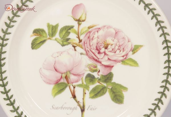 Тарелка закусочная "Ботанический сад. Розы. Scarborough Fair" 21,5 см - фото 2