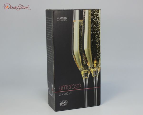 Бокалы для шампанского "Аморосо" 200 мл, 2 шт. - фото 6