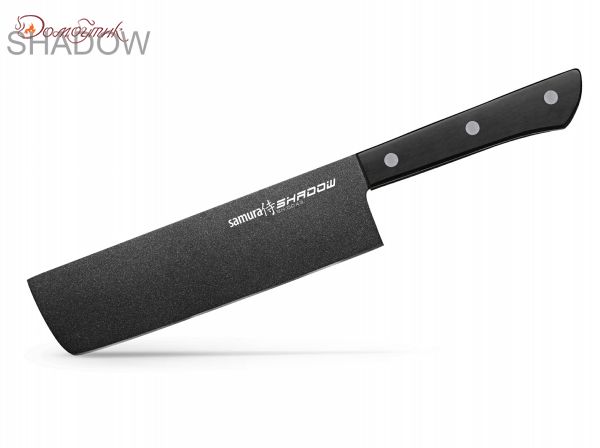 Нож кухонный накири "Samura SHADOW" 30 см - фото 2