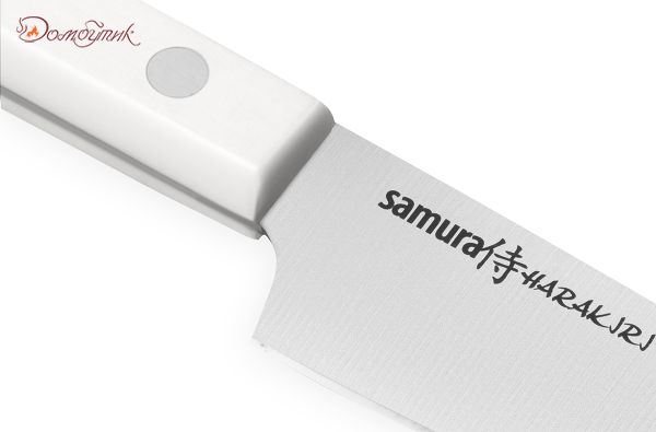 Нож кухонный "Samura HARAKIRI" овощной 99 мм, корроз.-стойкая сталь, ABS пластик - фото 5