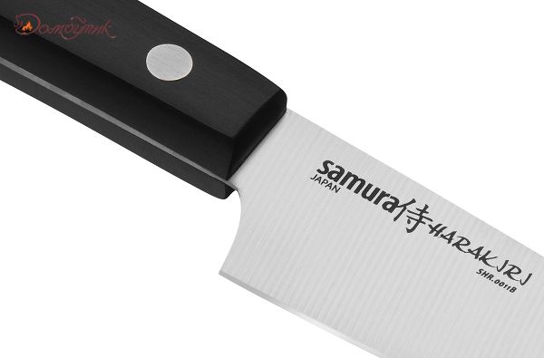 Нож кухонный "Samura HARAKIRI" овощной 99 мм, корроз.-стойкая сталь, ABS пластик - фото 3