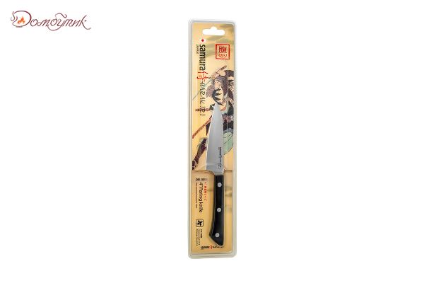 Нож кухонный "Samura HARAKIRI" овощной 99 мм, корроз.-стойкая сталь, ABS пластик - фото 6