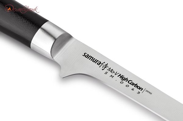 Нож кухонный "Samura Mo-V" обвалочный 165 мм, G-10 - фото 2