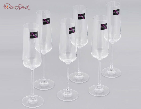 Набор бокалов для шампанского Lucaris 270мл 6шт - фото 5