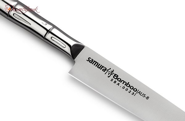 Нож кухонный "Samura Bamboo" универсальный 150мм, AUS-8 - фото 2