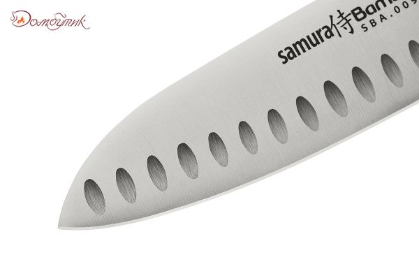 Нож кухонный "Samura Bamboo" Сантоку 160мм, AUS-8  - фото 4