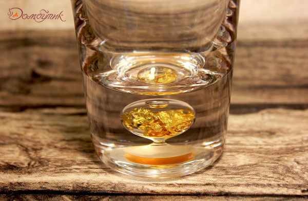 Набор из 2-х бокалов с сусальным золотом для пива, воды - фото 2