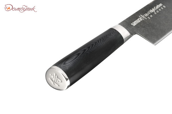 Нож кухонный "Samura Mo-V Stonewash" накири 167 мм, G-10 - фото 4