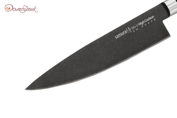 Нож кухонный "Samura Mo-V Stonewash" Шеф 200 мм, G-10 - фото 2