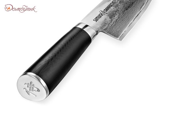 Нож кухонный "Samura DAMASCUS" Шеф 200 мм, дамаск 67 слоев - фото 3