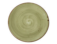 Тарелка-блюдо Rustics 30 см, зеленая. - фото 1