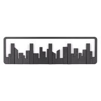 Вешалка настенная Skyline черная - фото 1