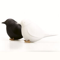 Набор для специй Qualy, Sparrow, черно-белый - фото 4