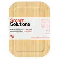 Контейнер для запекания и хранения Smart Solutions с крышкой из бамбука, 1050 мл - фото 10