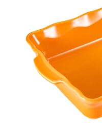 Форма для запекания прямоугольная Esprit de cuisine Festonne 36,5х20 см, 2,7 л, ручки, оранжевая - фото 4