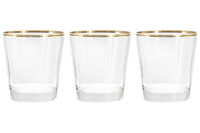 Набор стаканов для виски Gemma золото, 0,365 л, 6 шт - фото 2
