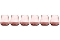 Набор стаканов для виски, 450 мл, 6 шт Opium, розовый, Le Stelle - фото 2