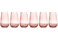 Набор стаканов для воды, 570 мл, 6 шт Opium, розовый, Le Stelle - фото 2