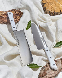 Нож кухонный "Samura HARAKIRI" Сантоку 175 мм, корроз.-стойкая сталь, ABS пластик - фото 8