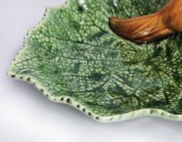 Блюдо двухсекционное "Листья" (с лисой) 34см - фото 6