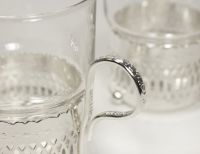 Набор из 2-х стаканов с подстаканниками на подносе - фото 5