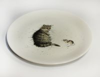 Тарелка закусочная "Забавная фауна. Кот и мышь" 21 см - фото 3