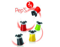 Мельница для перца и солонка 2 в 1 "Pep's" (красный) - фото 2