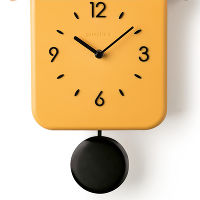 Часы с кукушкой QQ жёлтые - фото 4