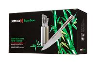 Набор из 4 ножей и подставки "Samura Bamboo" в подарочной коробке - фото 8
