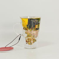 Кружка стеклянная Ночная терраса кафе (В. Ван Гог) в подарочной упаковке - фото 4