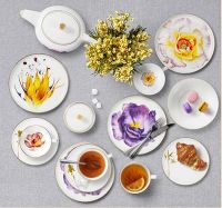 Чашка с блюдцем 250 мл Iris Flowers, Anna Lafarg Emily - фото 2