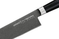 Нож кухонный "Samura Mo-V Stonewash" накири 167 мм, G-10 - фото 2
