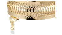 Паштетница круглая с крышкой Queen Anne 11см, сталь, золотой цвет - фото 3