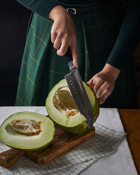 Нож кухонный "Samura DAMASCUS" Сантоку 180 мм, дамаск 67 слоев - фото 5