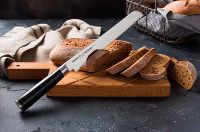 Нож кухонный "Samura Mo-V" для хлеба 230 мм  - фото 5