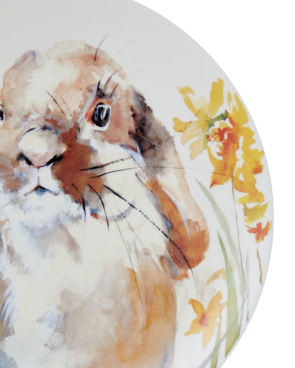 Тарелка обеденная углубленная Mix&Match Синергия Пасхальный кролик 27 см, фарфор костяной - фото 3